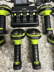 LOT OF 8/Zebra DS3678 Bluetooth Ultra-Rugged Barcode Scanner, Batteries/Station