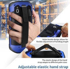 Upgraded Protective Cover Case w/Strap for Zebra TC51 TC52 TC56 TC57 TC510K Blue