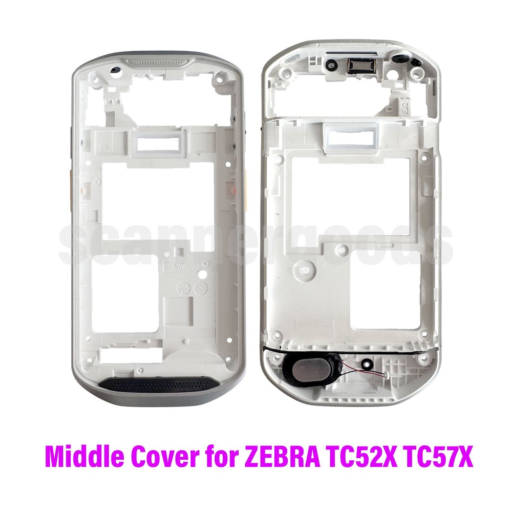 Middle Cover with Side buttons and Speakers for ZEBRA TC52X TC57X