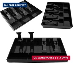 Cash Register Drawer Insert Tray- Cash Money Tray,Portable Currency Till Replace