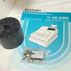 Sharp XE-A202 Electronic Cash Register Keys Included Parts Only