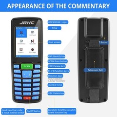 JR C HC-6609T 1D-2D Wireless Barcode Portable Inventory Scanner 2.8″ LCD SCREEN