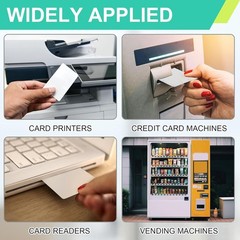 200 Pcs Credit Card Reader Cleaner Cards Dual Side Cr80 Reader Cleaning Scanner
