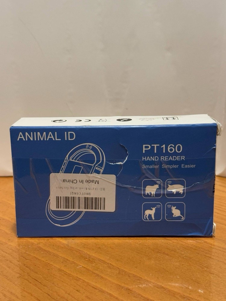 Handheld Digital Pet Id Chip Scanner Rechargeable Animal Microchip Rfid Reader