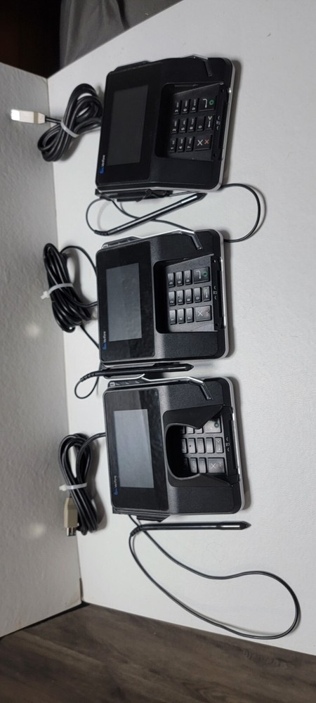 Lot of 3 Verifone MX 915 Pin Pad Payment Terminal M132-409-01-R w Pen PARTS only
