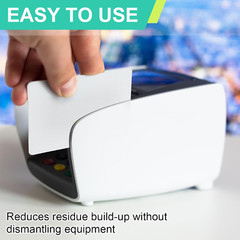200 Pcs Credit Card Reader Cleaner Cards Cr80 Card Reader Cleaning Dual Side Sca