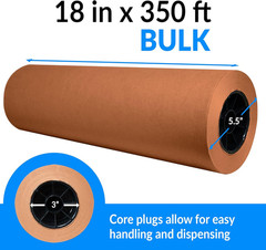 Reli. Pink Freezer Paper Roll | 18 Inch x 350 Ft – Bulk | Made in USA | Peach Fr