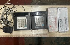 SET OF 2 Verifone TRANZ 330 Credit Card Terminal Reader