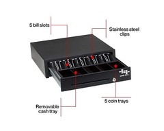 POS Hardware Bundle for Square – Cash Drawer and Thermal Receipt Printer,[Com…