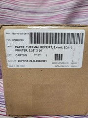 Thermal Receipt Paper 2.25″ X 26′ For Zebra ZQ110 Printer