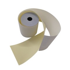 (32 Rolls) 2-Ply Carbonless 3″ x 95′ White/Yellow Receipt Paper for Restaurants