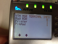 Verifone VX520 Credit Card Terminal – Fully Functional – No Power Supply