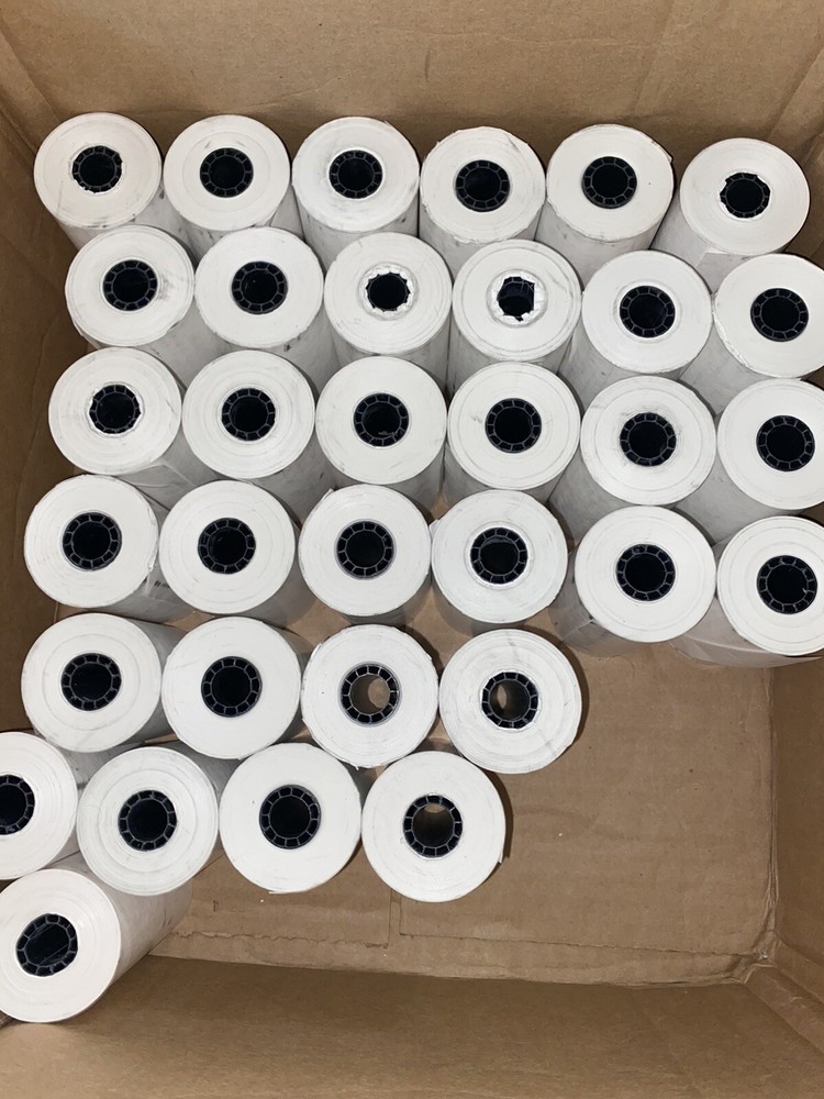 PM COMPANY Reciept Rolls 2.25 inch x 80 feet, white (count of 71)