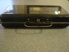 Vintage Metal Bank Lock Safe Deposit Box The Pennsylvania Trust Co Reading PA