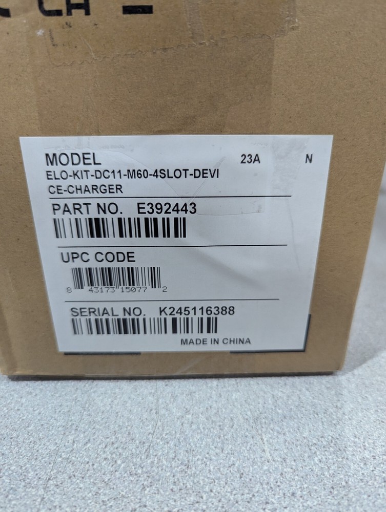 Elo Touch Solutions – E392443 – Elo DC11 4 Slot Device Charger – Docking –