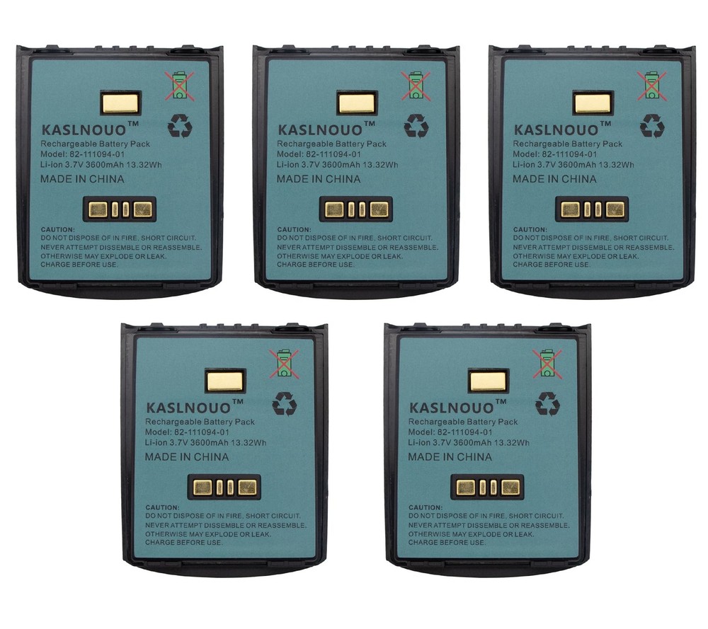 5-Pack 3600mAh Upgrade Battery for Zebra Motorola Symbol MC55 MC55A0 MC65 MC6…
