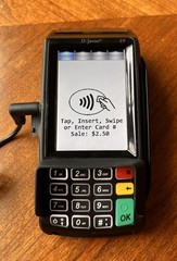Dejavoo Z9 VEGA3000 Black 3.5″ LCD POS Credit Card Terminal Tested