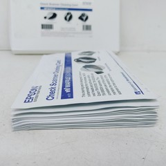 Sealed in OB-Epson CS1B15WS Check Scanner Cleaning Card Qty 15