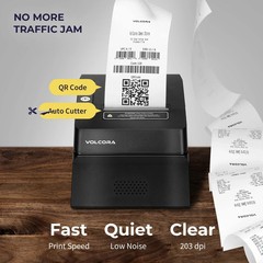Volcora 500208 Direct Thermal POS Receipt Printer LAN USB FAST SHIPPING