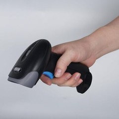 1D 2D QR Barcode Scanner Wireless Handheld Cordless Bar Codes Reader with 200…