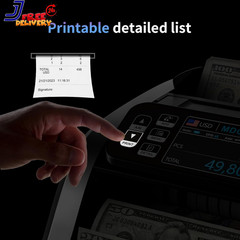 N60 Money Counter Machine Mixed Denominations Cash Counter with 3.5” HD Dual TFT