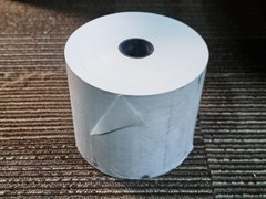 (QTY 12) Zebra Heavyweight Printer Rolls Thermal 1″ Solid Wall Core 4″ x 422′
