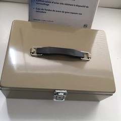 Securit PM Company Deep Steel Cash Lock Strong Box lock replaced with 2 keys