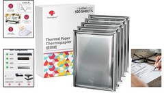 Cost-Effective Inkless Thermal Paper 8.5″ x 11″ – 5 Ream Case, 500 Total Sheets