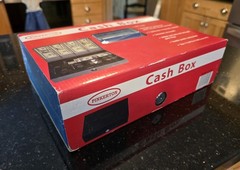 Brand NEW Metal Cash Box With Lock Keys Handle And Money Tray