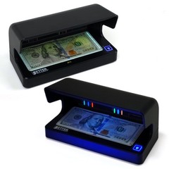 Portable Counterfeit Money Detector Machine with UV Light – Rechargeable Bill Ch