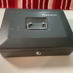 Sentry Safe DCB-12 Steel Cash Box 12x9x3 Gray Money Tray 4 Slot – NO KEY/MISSING