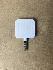 Square Credit Card Reader For iPhone/Android 3.5mm Headphone Jack Connector Used