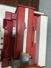 vintage manual credit card machine,”knuckle-buster,”