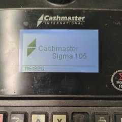 Cashmaster International Sigma 105 Cash Counting Scale w/ Battery no charger