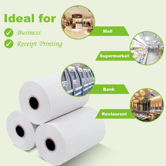 10-Roll Carton: 2 1/4″ X 50′ Thermal Receipt Paper (Biodegradable & Bpa-Free)