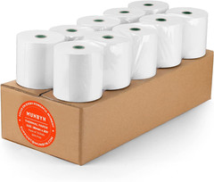 Thermal Paper 3 1/8 X 230Ft, 10 Rolls Receipt Paper Work for Star Micronics TSP1