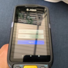 Zebra MC330L Mobile Computer Scanner Main Unit With Battery NEEDS REPROGRAM