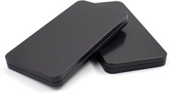 2 PCS Black Metal Cash Box Money Box for Cash Single Row Currency Tray Money NEW