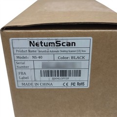 NetumScan NS-40 Desktop Barcode Scanner Black 1D 2D QR CMOS Hands-Free New USB