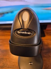NetumScan NSL6-S Handheld Wireless CCD Barcode Scanner with USB Cable and Stand