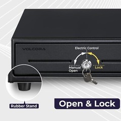 Volcora Cash Register Drawer 4 Bill 5 Coin Heavy Duty Secure Pos System