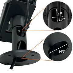 Hilipro Swivel Stand for Verifone P200 & P400 – Swivel & Tilt – Complete POS kit