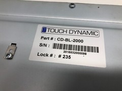 2 Touch Dynamic CD-BL-2000 Steel Cash Drawers Untested AS IS for Parts NO KEYS