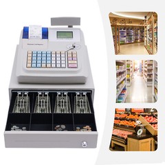 Electronic Cash Register 48 Keys Cash Management System with Thermal Printer