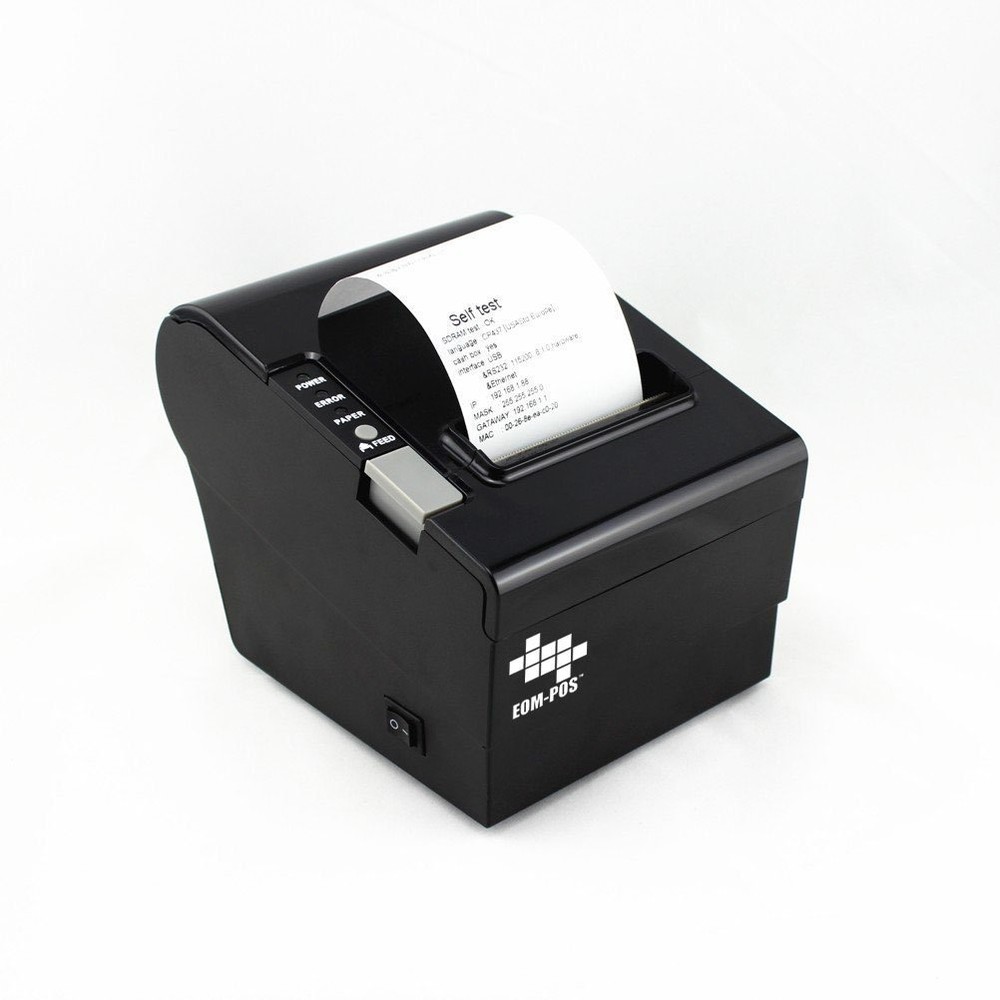 EOM-POS Thermal Receipt Printer – 80mm – Ethernet / LAN, USB & Serial – Autocut