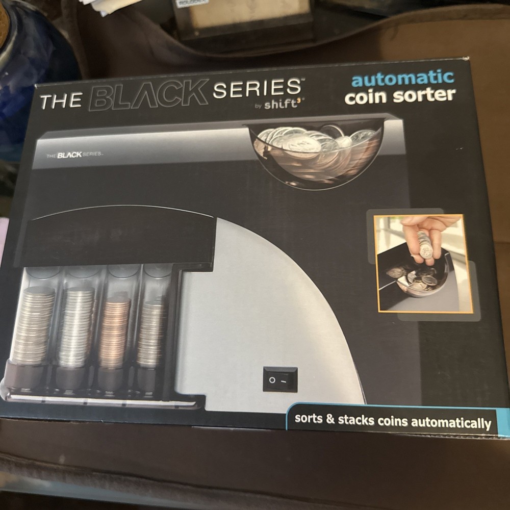 Automatic Coin Sorter The Black Series 4-Barrel Black Works