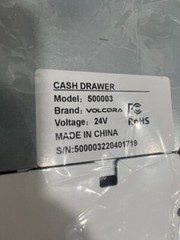 Volcora Heavy Duty Cash Box Drawer With Lock Model 500003 NEW