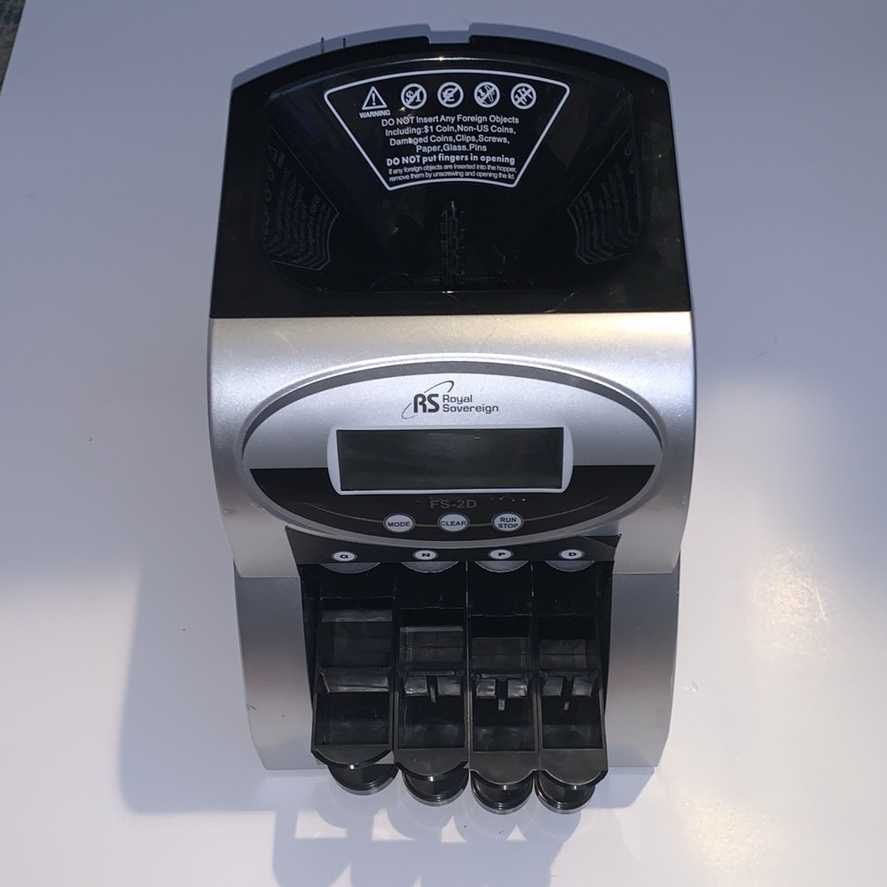 Royal Sovereign FS-2D Electric Coin Sorter – Digital Display USED