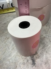 3 1/8″ (80 mm) x 170′ Iconex Full-Tack Sticky Media Linerless Labels (10 rolls)