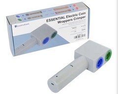Electric Coin Package Crimper With Heads – Cents, Nickels Quarters & Dimes